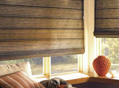 Hunter Douglas design studio custom roman shades Naples Fl