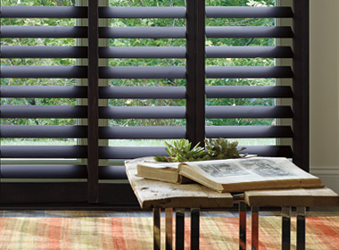 hunter douglas black heritance hardwood shutters 34108