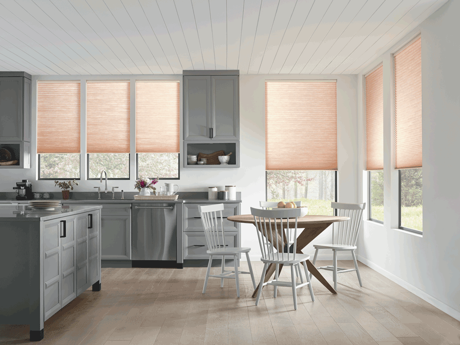 kitchen insulated shades cellular motorized shades Fort Myers FL