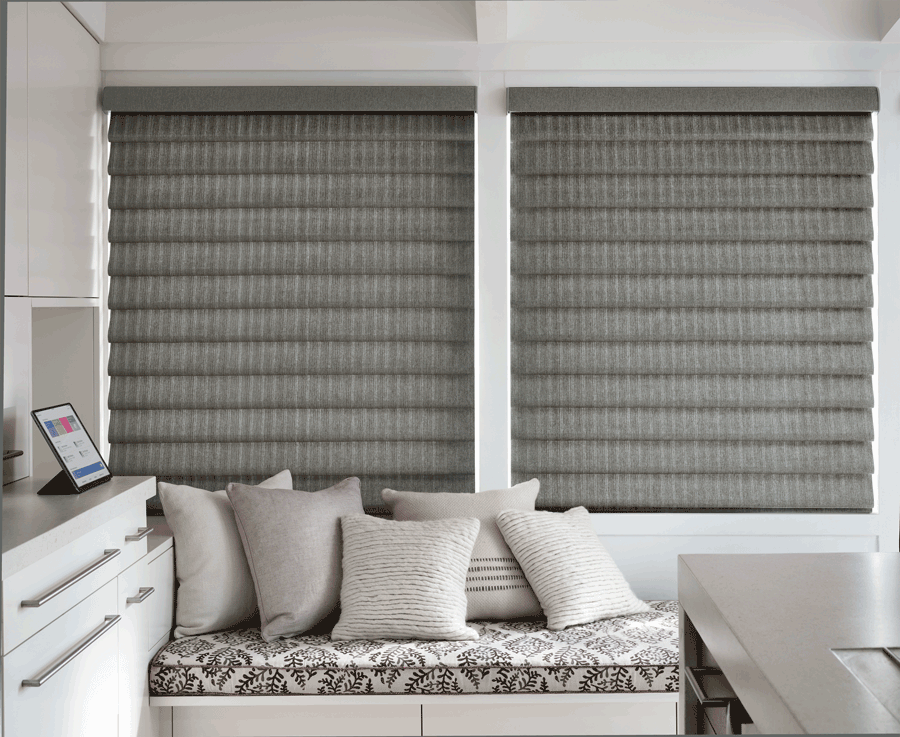 custom roman shades insulating window treatments Hunter Douglas Naples