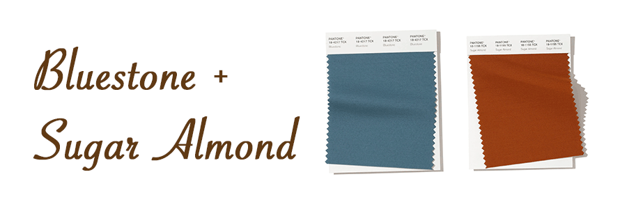 bluestone and sugar almond spring color pairings Hunter Douglas Fort Myers 33908