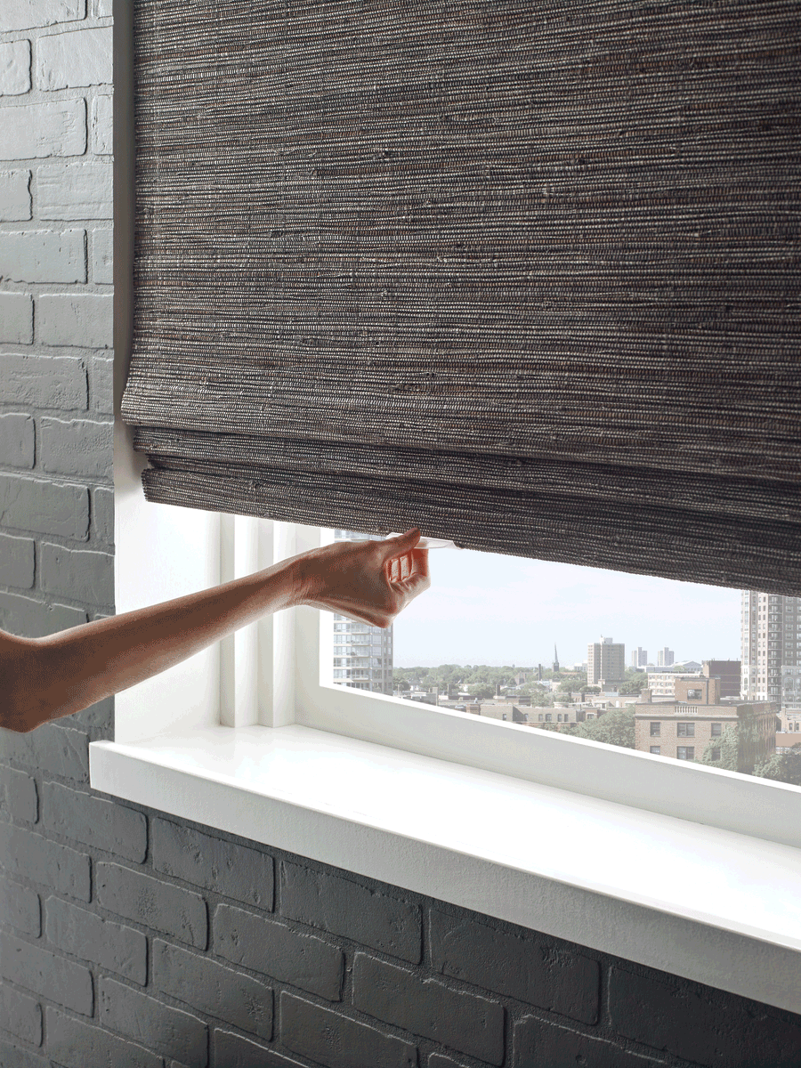 blackout woven wood shades for a good night's sleep Fort Myers 33908