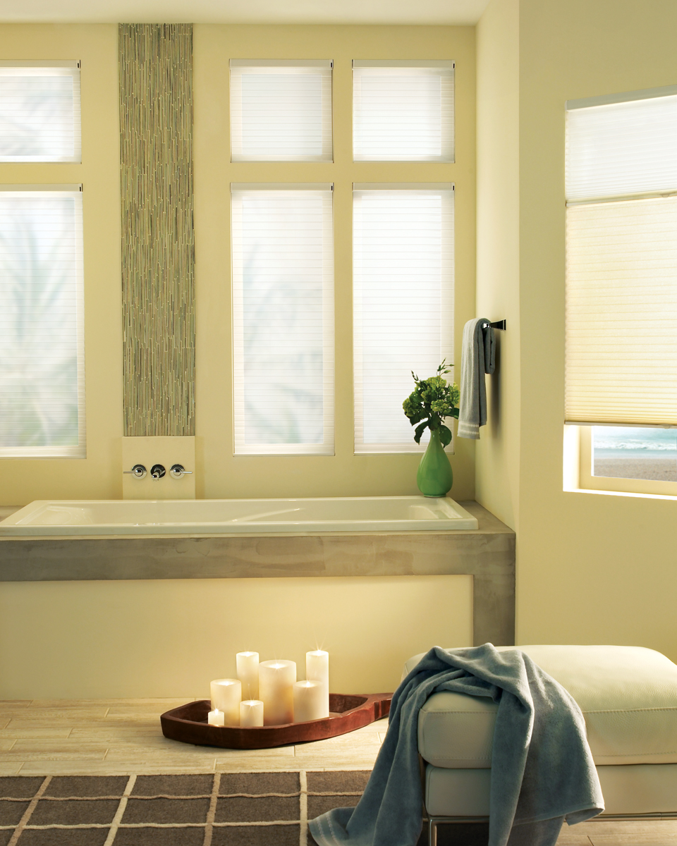 light filtering bathroom window treatments bring privacy and gentle light Naples 34119