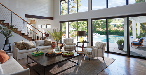 bare living room with window issues before custom shades Fort Myers 33908