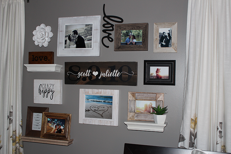 personalized gallery wall