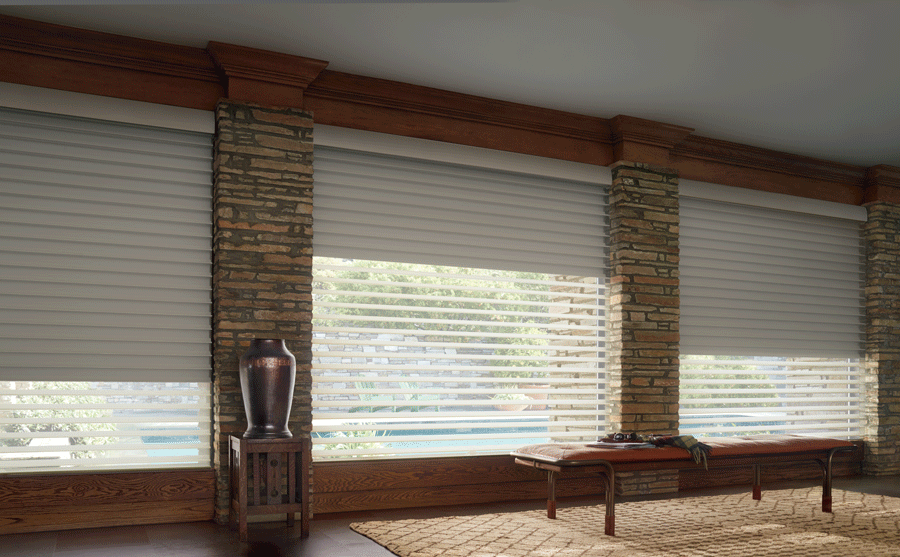 Dual shades allow for both room darkening and sunlight when needed.