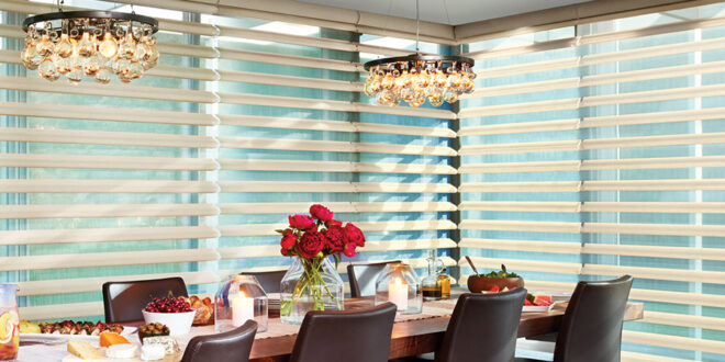 updated dining room with blinds Naples, FL
