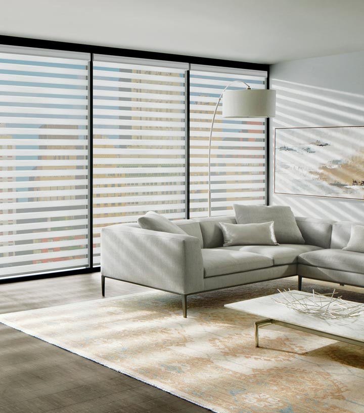 Floor To Ceiling Blinds Large Window Solutions Hunter Douglas