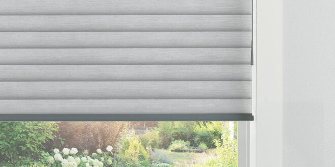 gray shade with wand motorization system in Fort Myers, FL