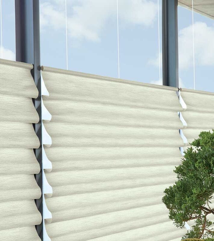 view of top-down bottom-up window shades for ultra violet light protection