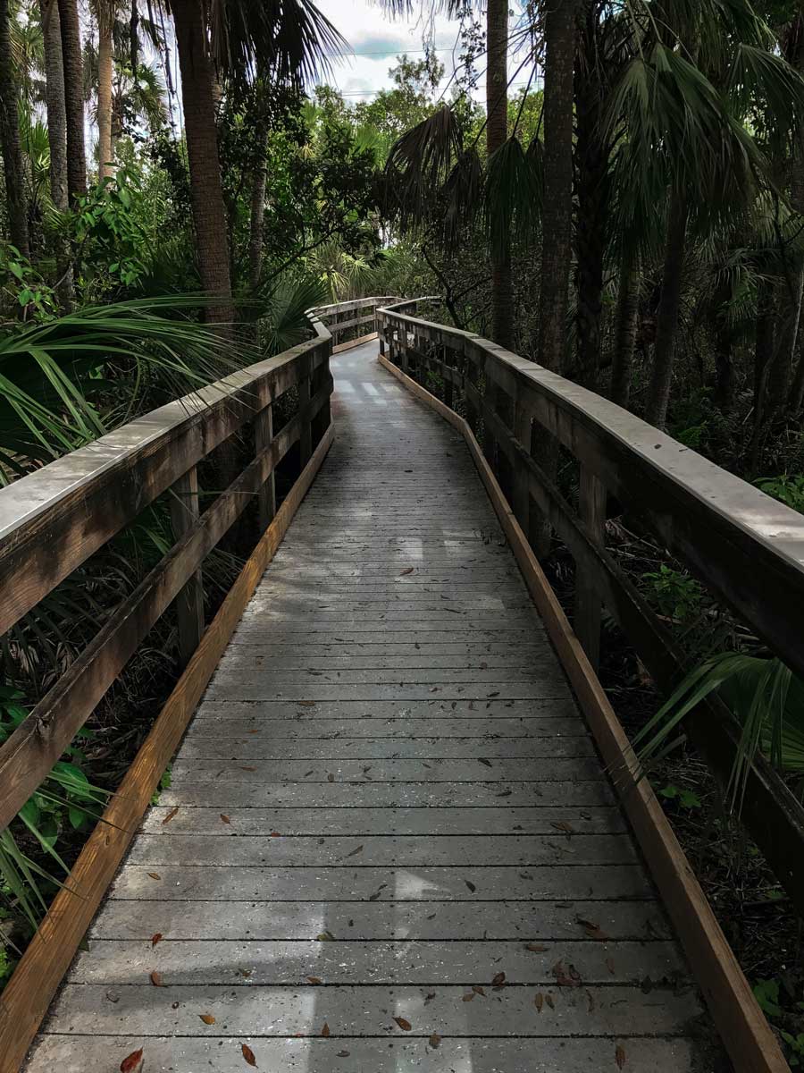 fort myers wooden foot bridge