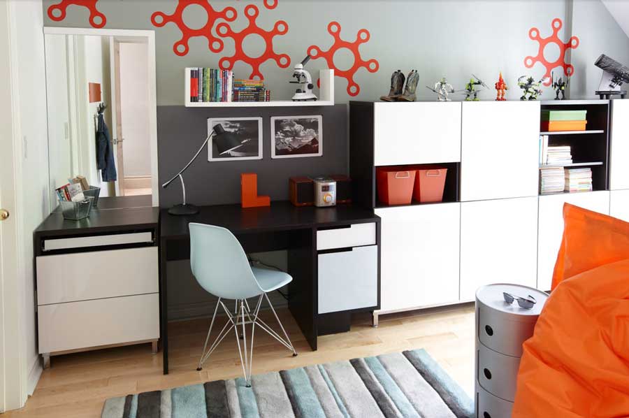 kids' rooms need tons of storage 