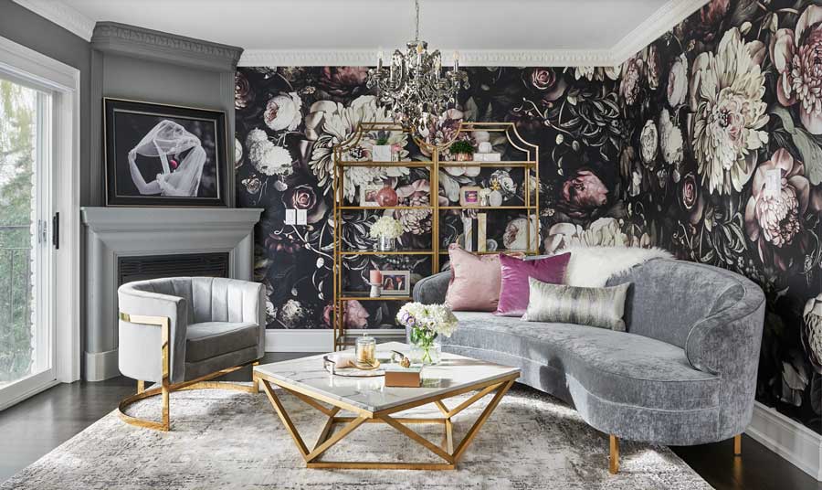 modern living room with grey hues ft myers fl