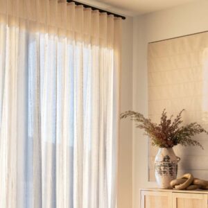 Motorized custom drapery with PowerView® Automation